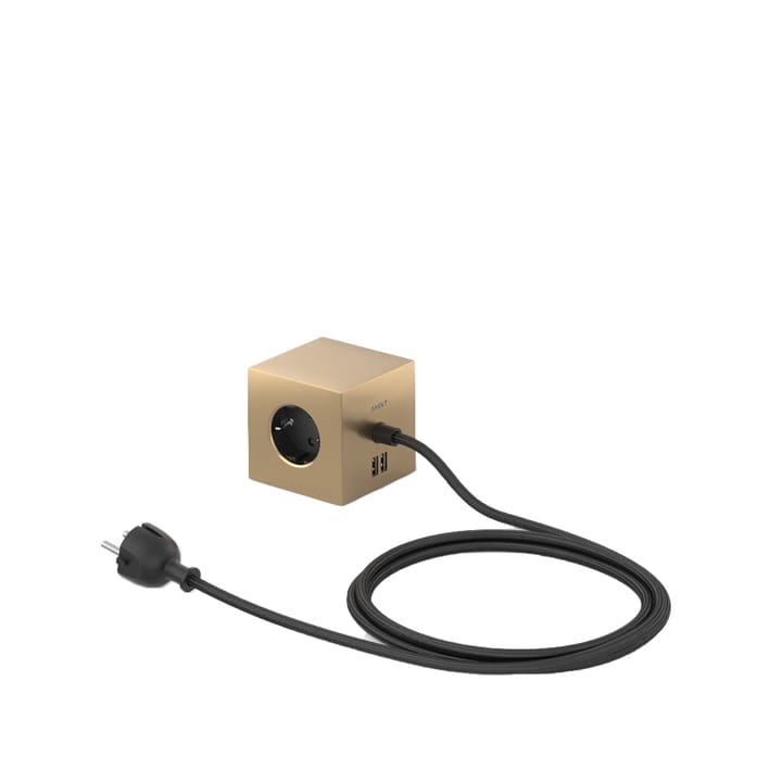 Square 1 grenuttag - brass - Avolt