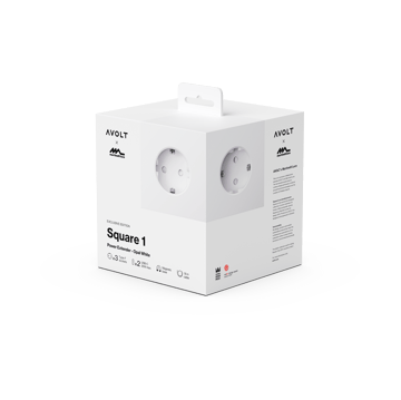Square 1 grenuttag USB-C 30W 1,8 m - White Martinelli Luce edition - Avolt