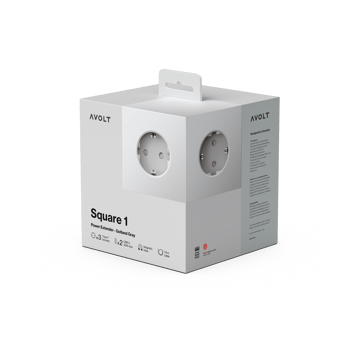 Square 1 grenuttag USB-C 30W 3 m - Gotland Gray - Avolt