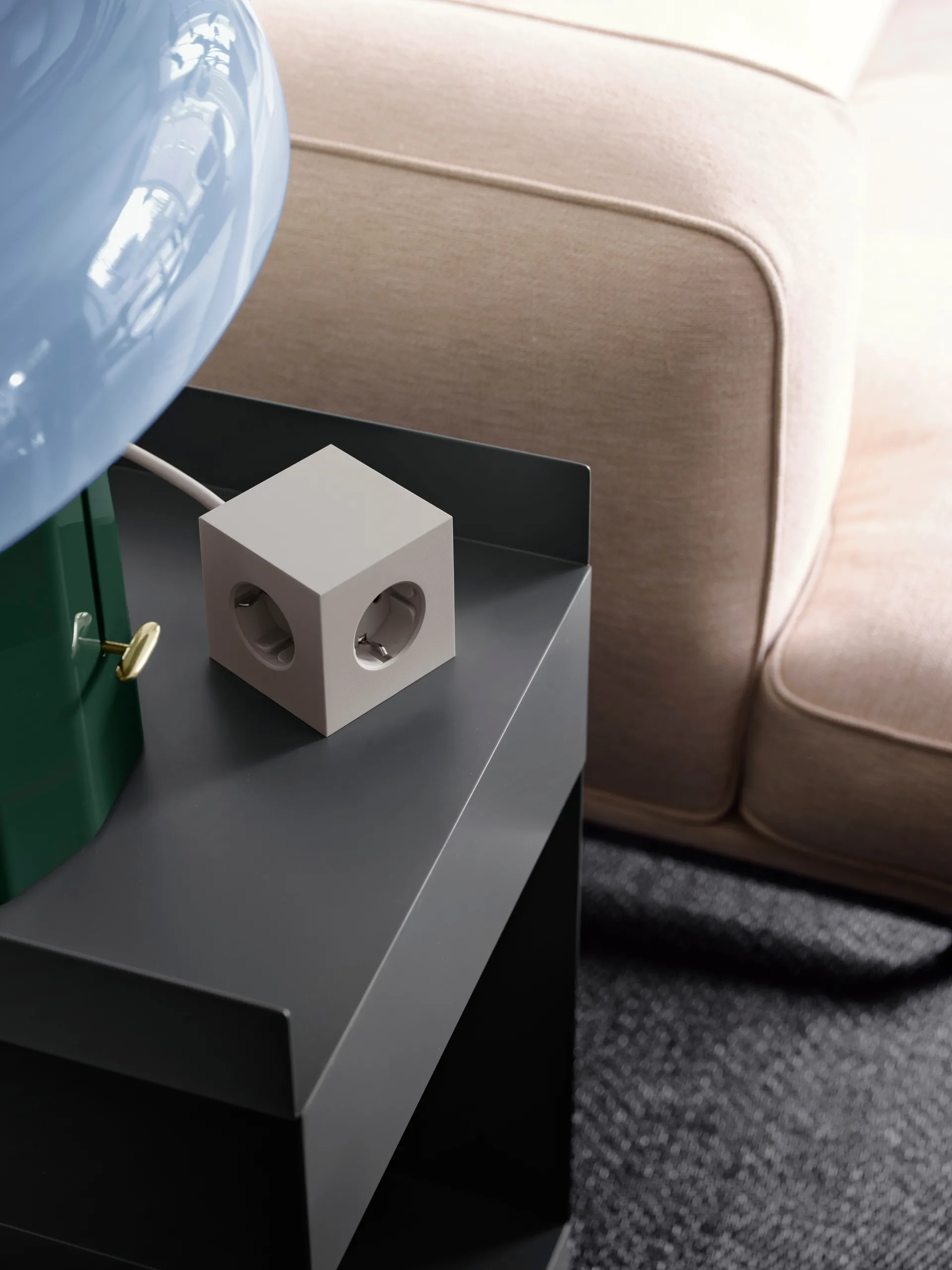 Square 1 grenuttag USB-C 30W 3 m, Nomad Sand Avolt