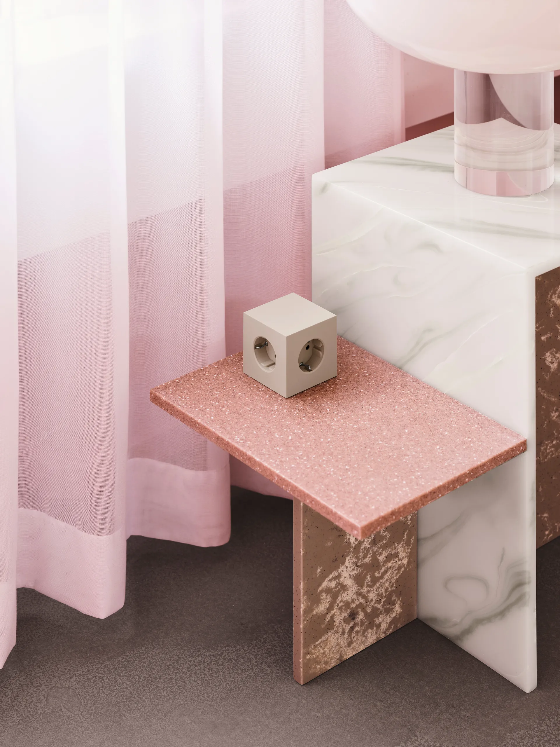 Square 1 grenuttag USB-C 30W 3 m, Nomad Sand Avolt