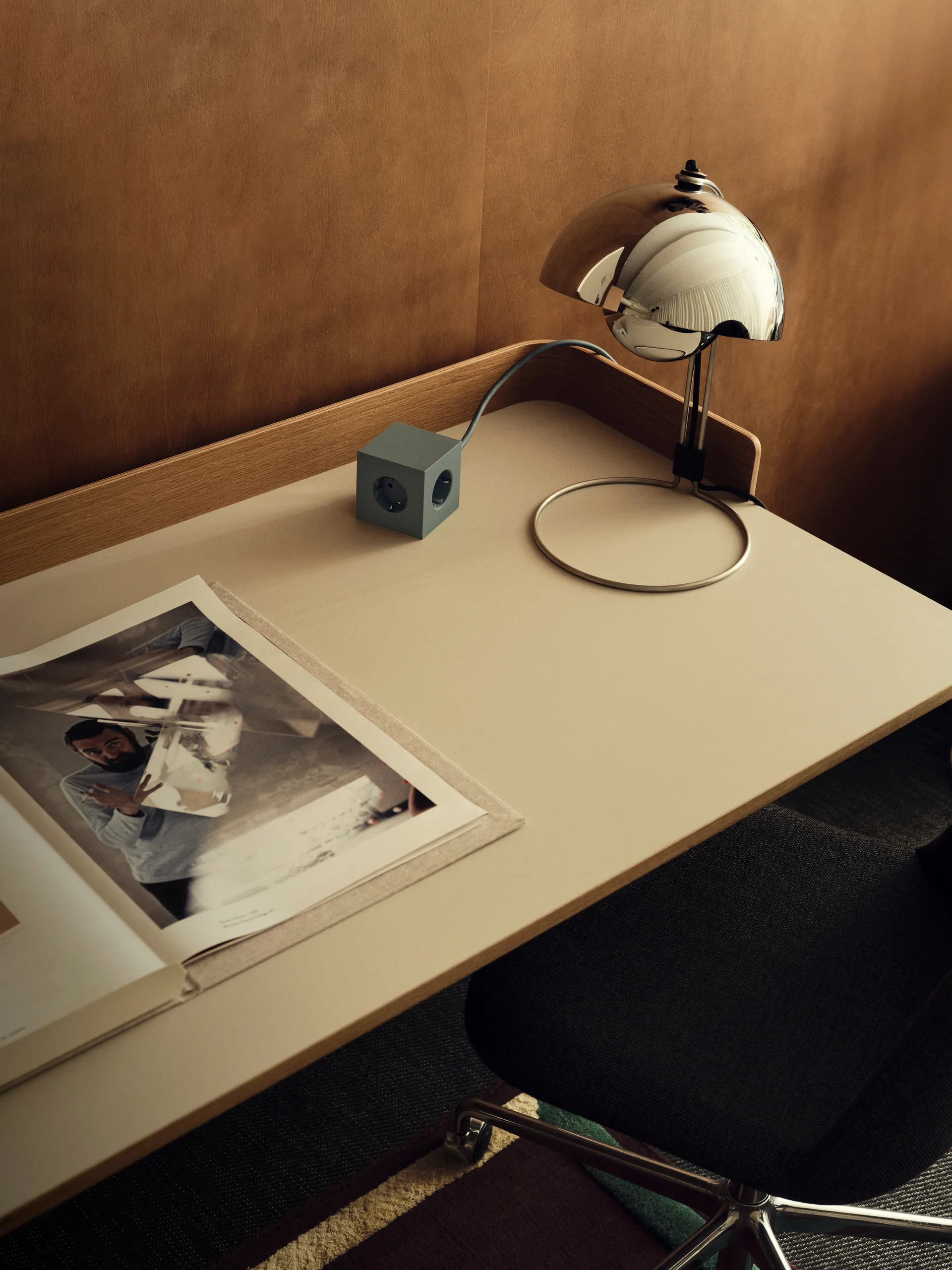 Square 1 grenuttag USB-C 30W 3 m, Oak Green Avolt