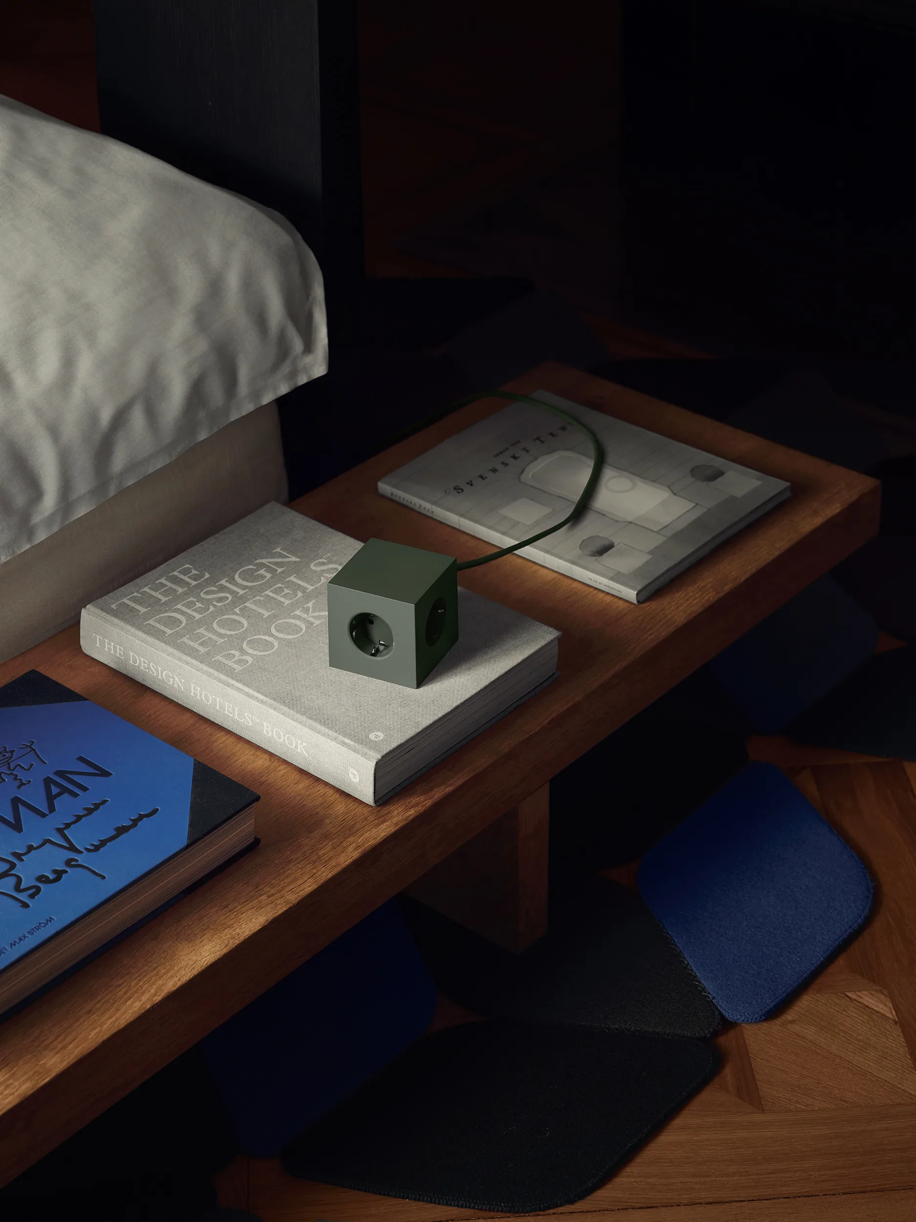 Square 1 grenuttag USB-C 30W 3 m, Oak Green Avolt