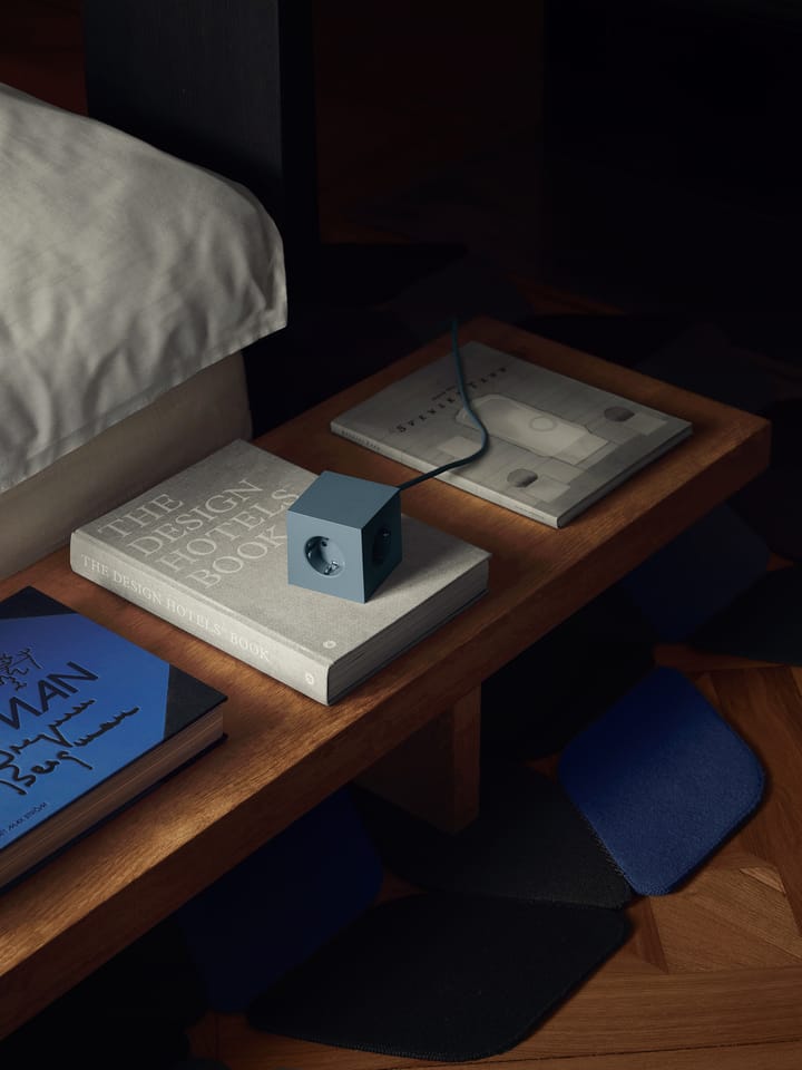 Square 1 grenuttag USB-C 30W 3 m, Shark Blue Avolt