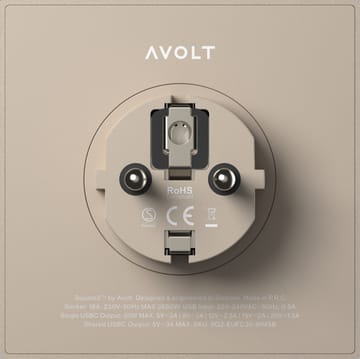 Square 2 grenuttag - Beige - Avolt