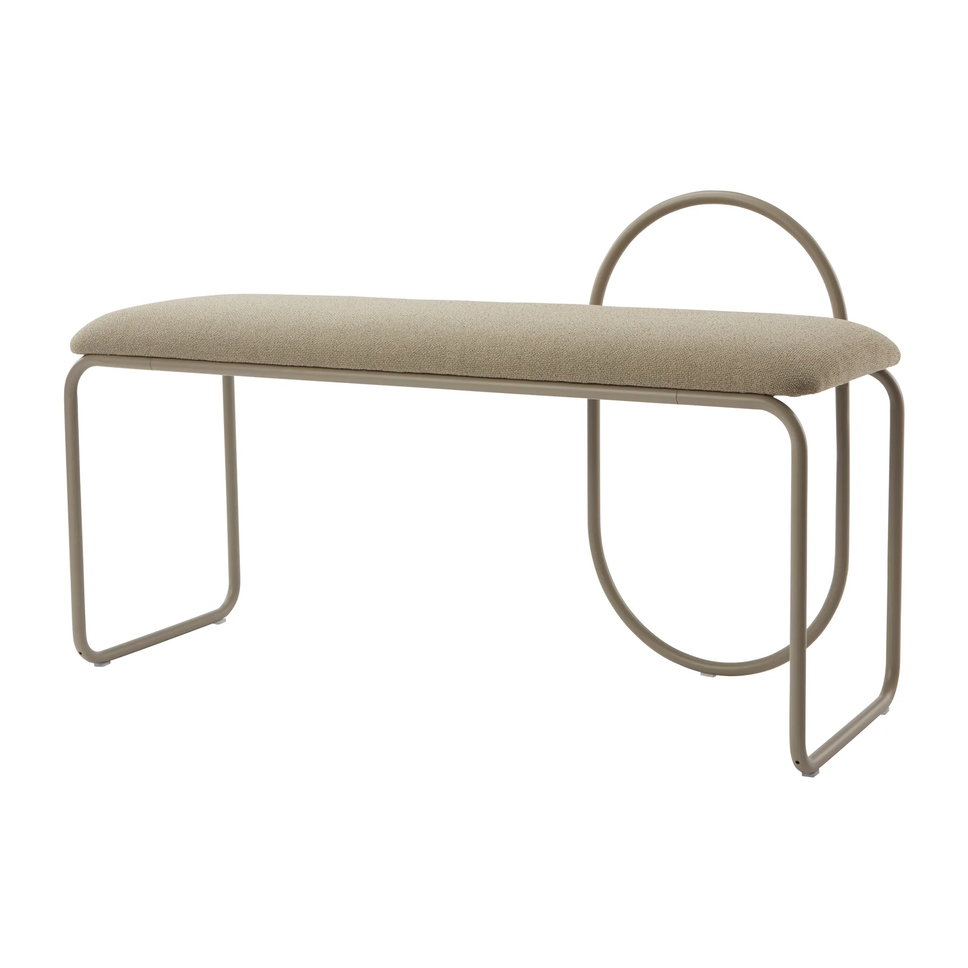 Angui bänk bouclé, Taupe AYTM