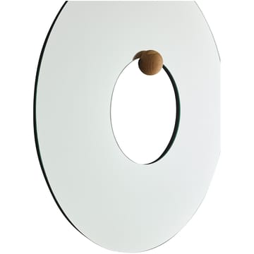 Castellum väggspegel Ø80 cm - Clear-oiled oak - AYTM
