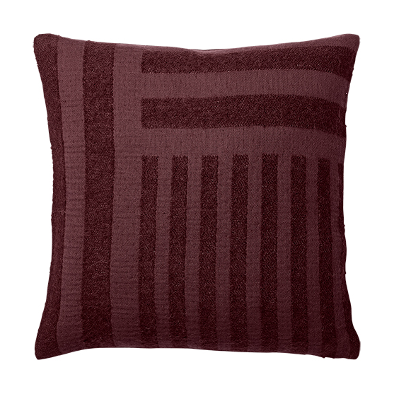 AYTM Contra kudde 40x40 cm Bordeaux | Skandinavisk Design | Kuddar | Röd