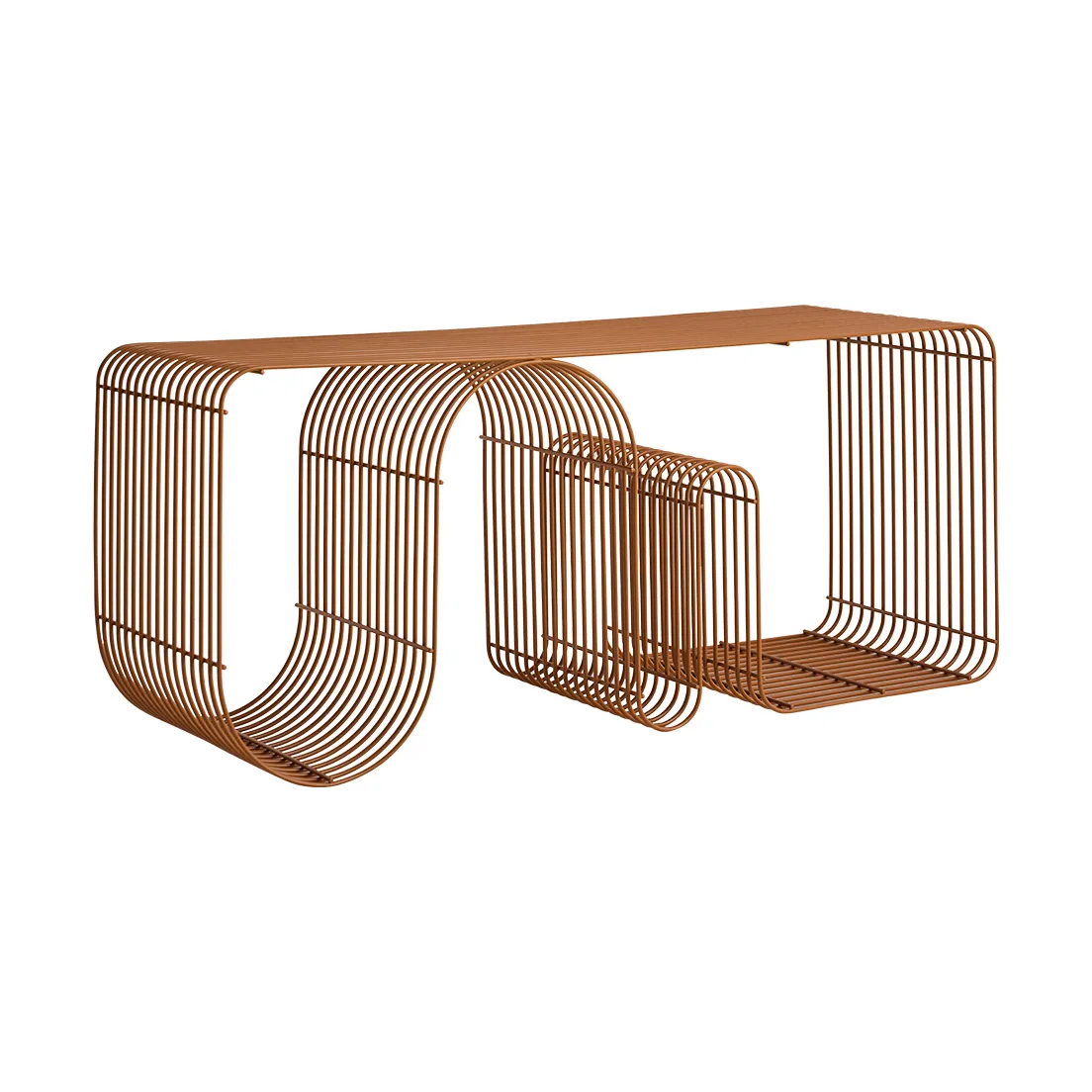 Curva sittbänk 100 cm, Amber AYTM