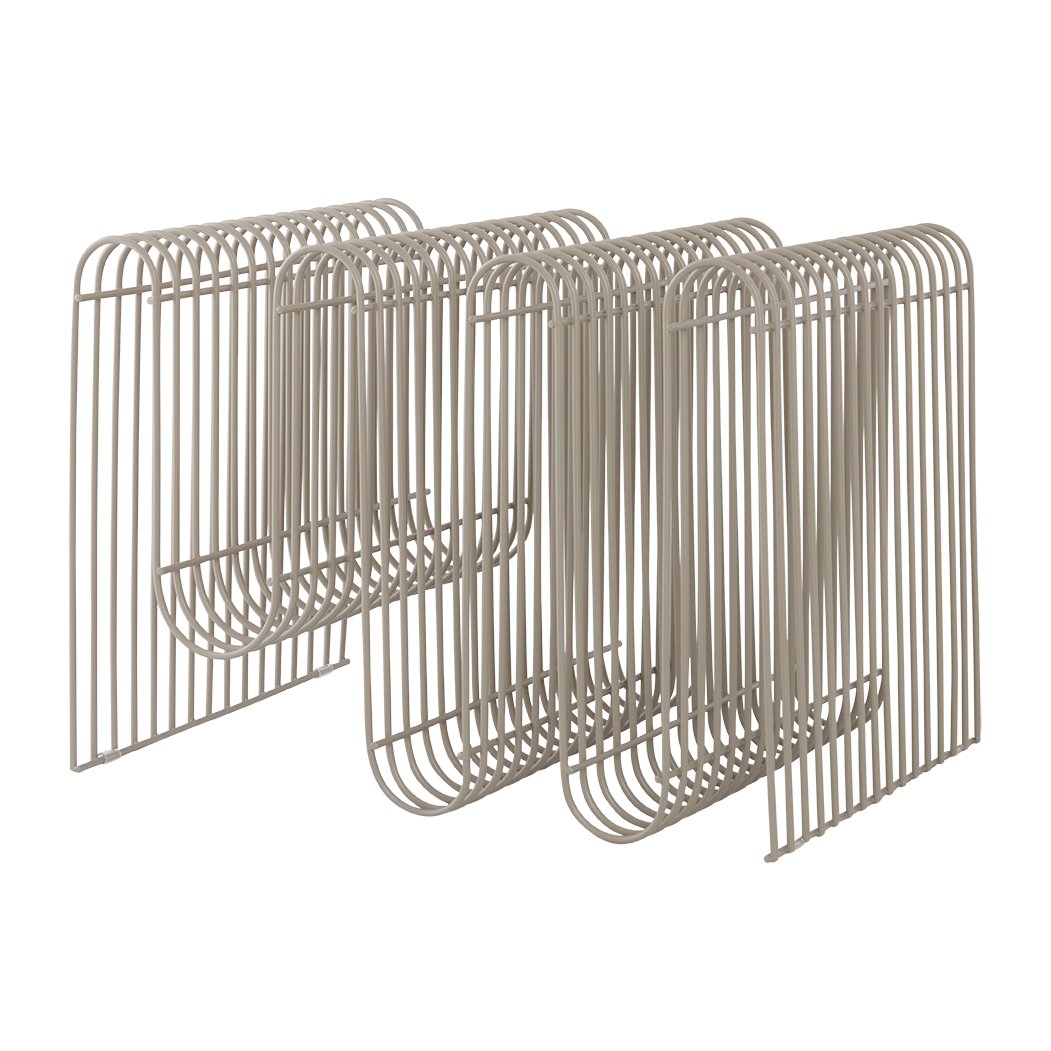AYTM Curva tidningsställ Taupe | Skandinavisk Design | Tidningsförvaring | Beige