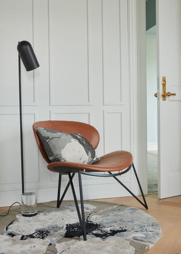 Floreo kudde 40x60 cm - Svart-beige - AYTM