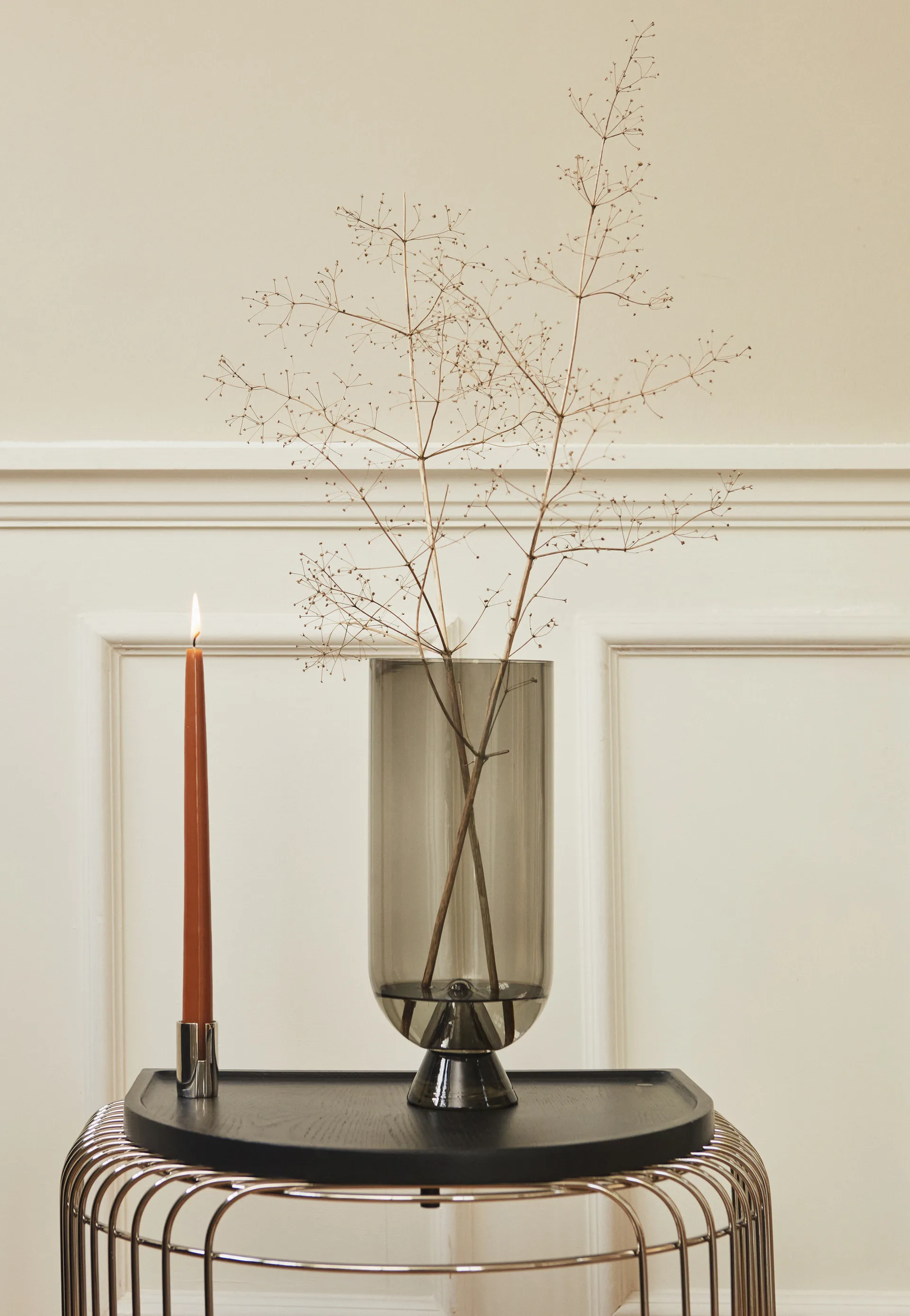 Glacies vas 29 cm, Svart AYTM