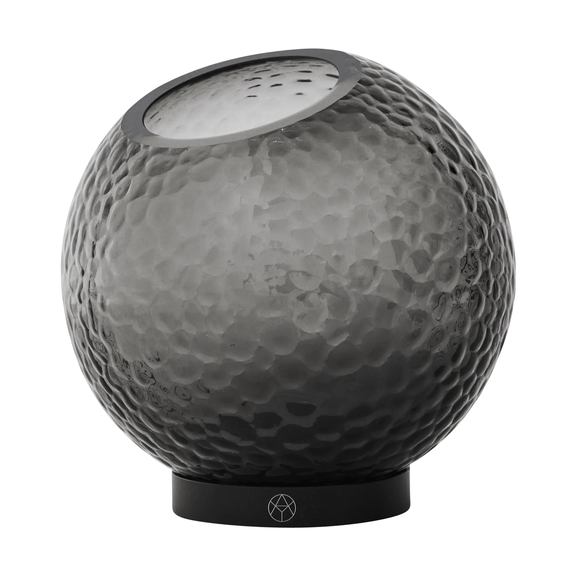 Globe bubbles vas Ø17 cm, Black AYTM