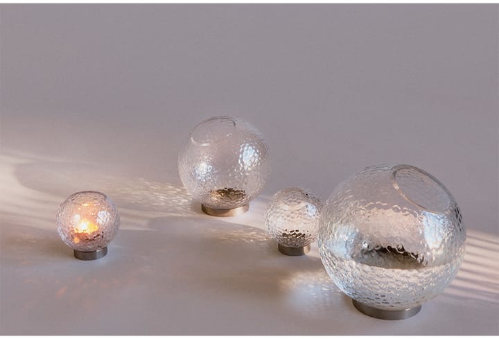 Globe bubbles vas Ø21 cm, Clear AYTM
