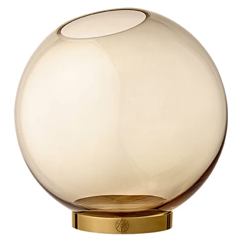Globe vas large - bärnsten-guld - AYTM