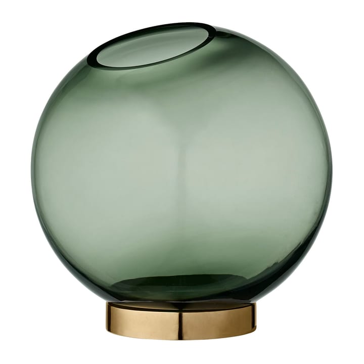 Globe vas medium - grön-guld - AYTM