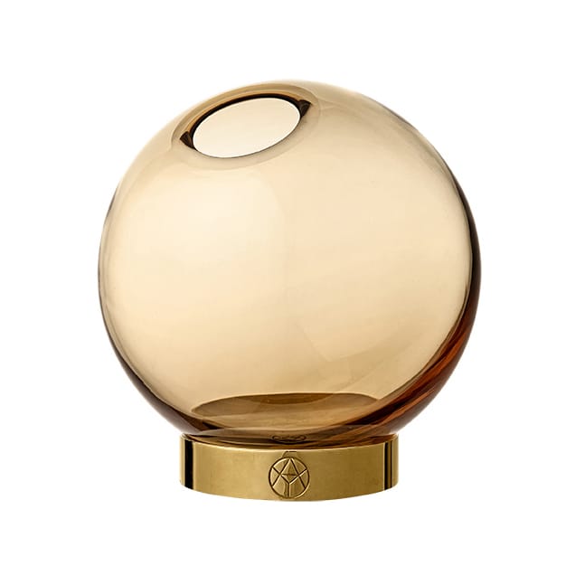 Globe vas small - bärnsten-guld - AYTM