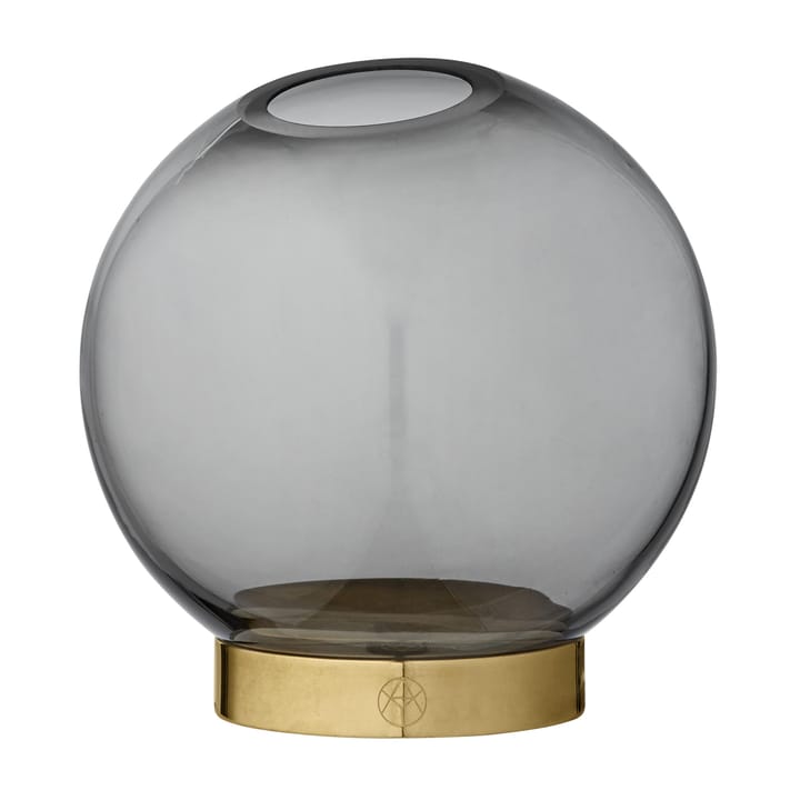 Globe vas small - svart-guld - AYTM