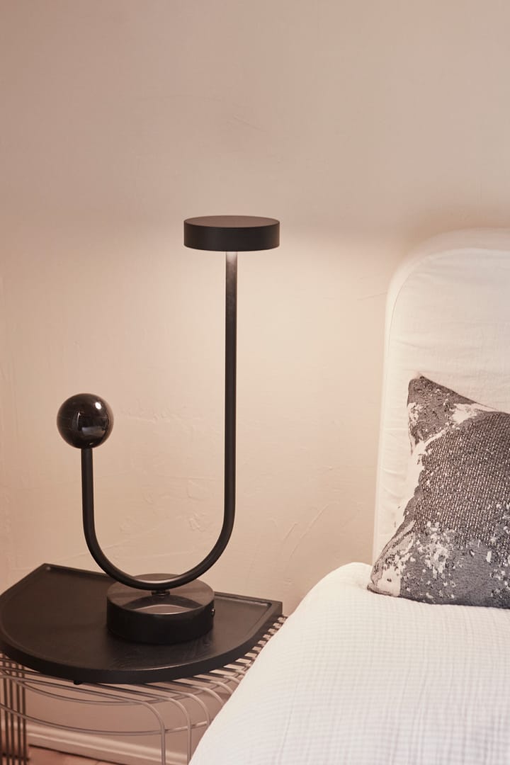 GRASIL bordslampa 15x56 cm - Black/Black - AYTM