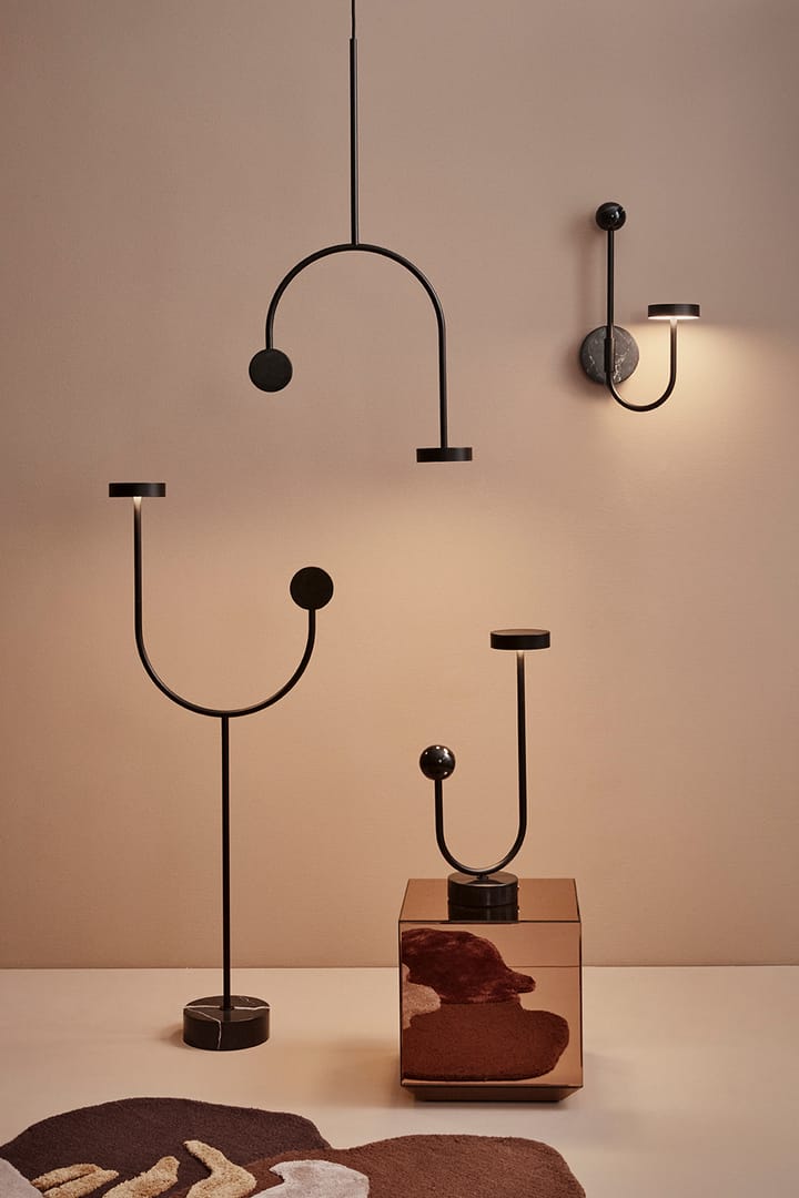 GRASIL golvlampa 51,5x127,6 cm, Black/Black AYTM