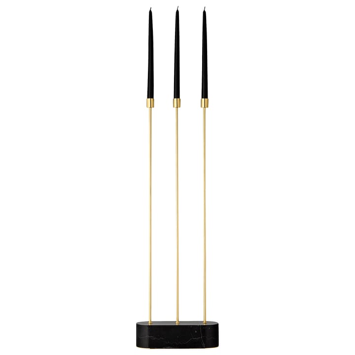 Grasil golvljusstake, Svart-guld AYTM