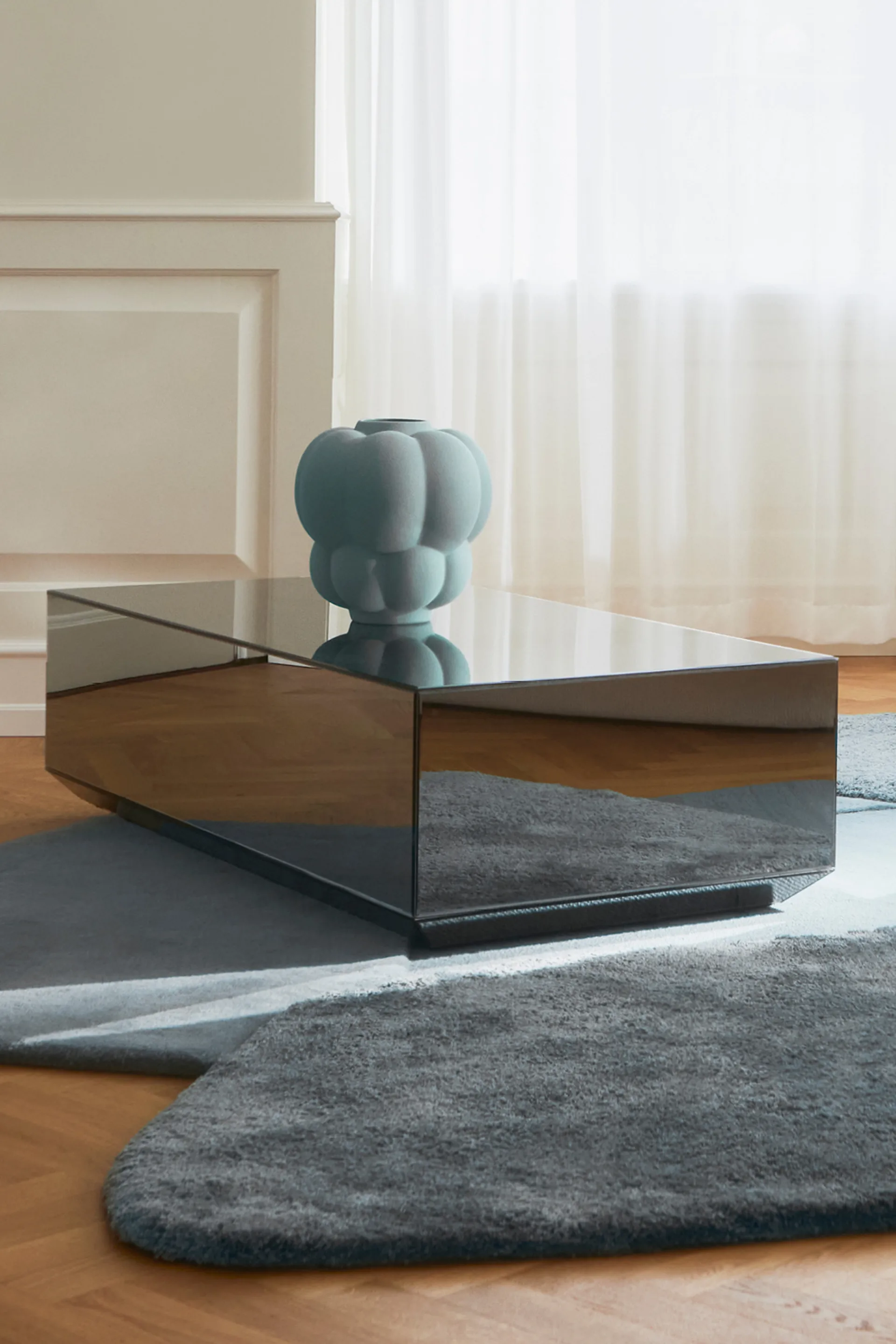 Mola matta 209x288 cm, Dusty blue AYTM