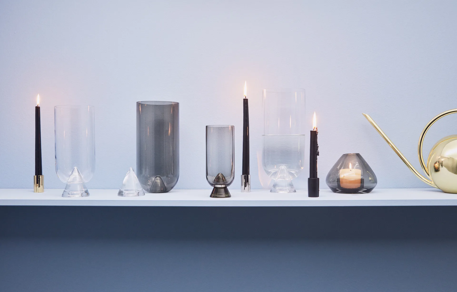 Sol ljusstake 5 cm, Svart AYTM