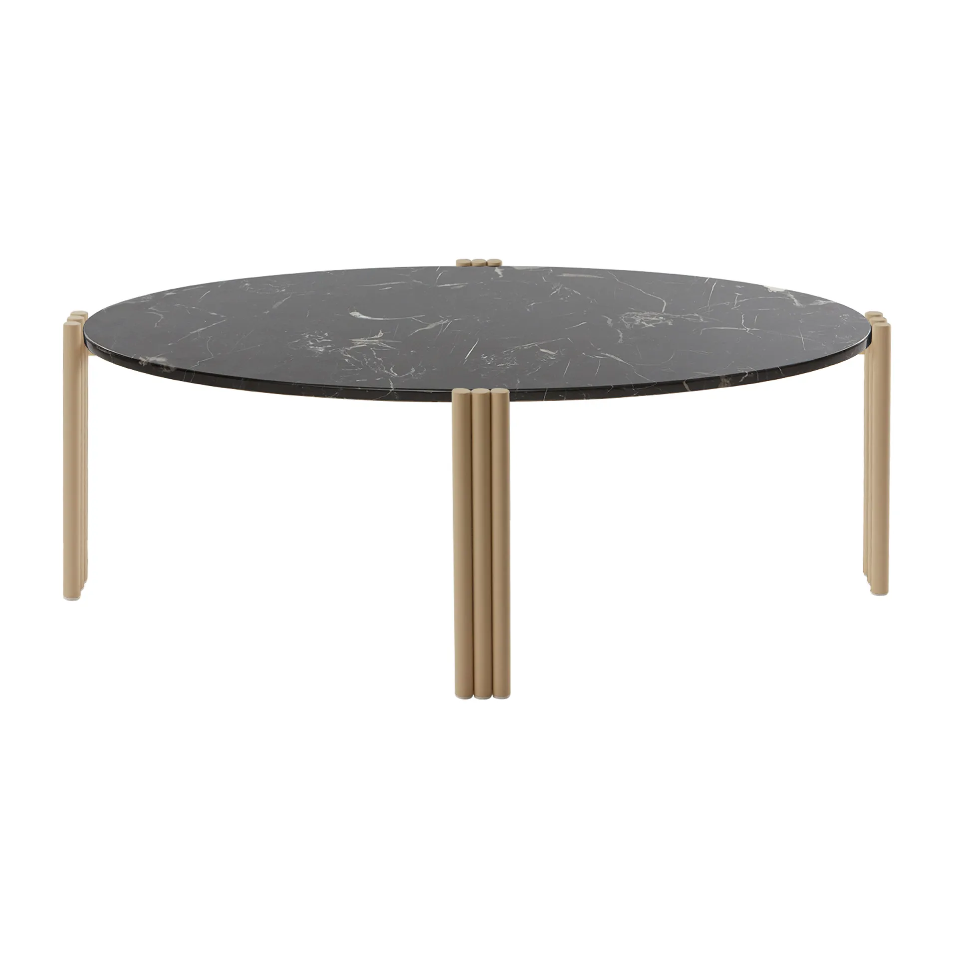 Tribus soffbord oval 92,4x47,6x35 cm, Light Sand-black AYTM