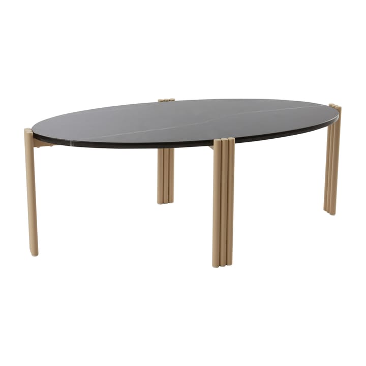 Tribus soffbord oval 92,4x47,6x35 cm, Light Sand-black AYTM