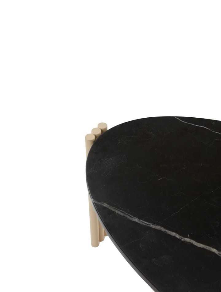 Tribus soffbord oval 92,4x47,6x35 cm, Light Sand-black AYTM