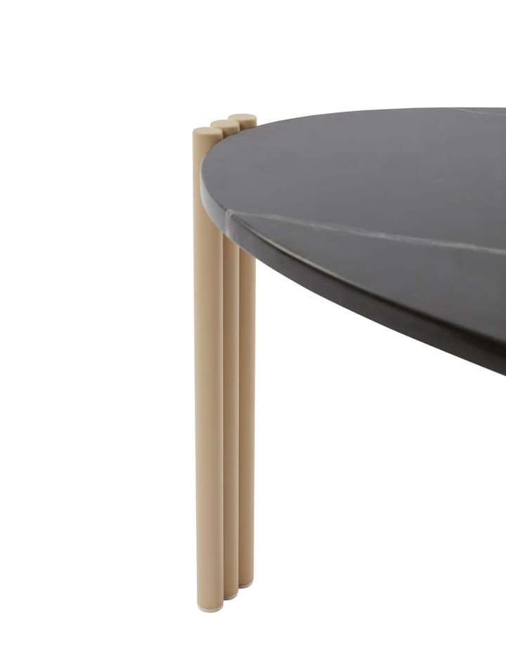 Tribus soffbord oval 92,4x47,6x35 cm, Light Sand-black AYTM