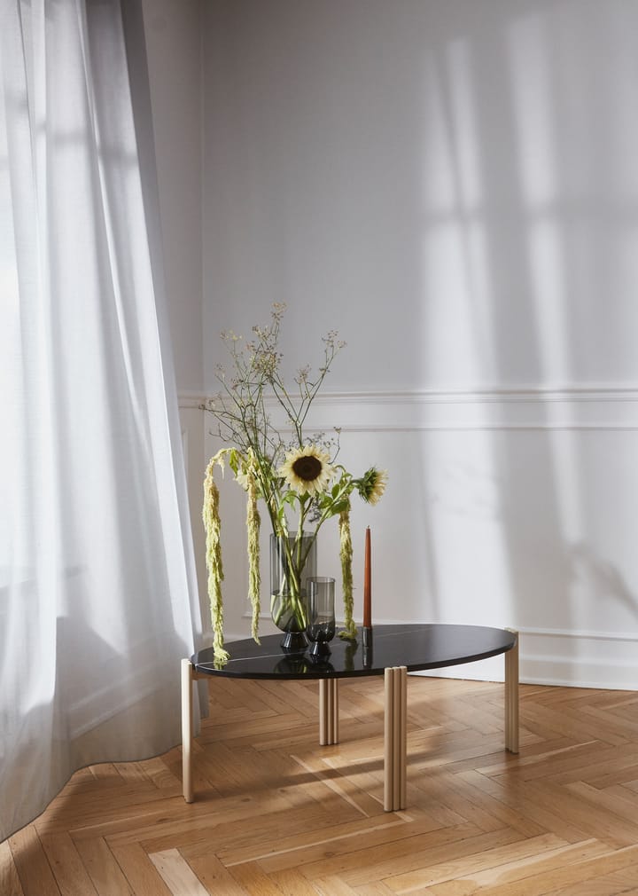 Tribus soffbord oval 92,4x47,6x35 cm, Light Sand-black AYTM