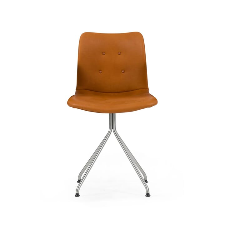 Primum stol - Adrian cognac-Rostfri fast bas - Bent Hansen