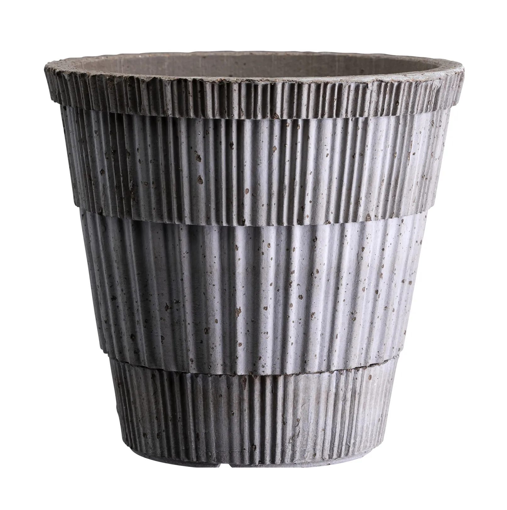 Atlas raw kruka, Grey, Ø16 cm Bergs Potter