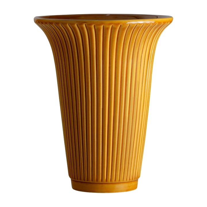 Daisy vas glaserad Ø12 cm, Gul Bergs Potter