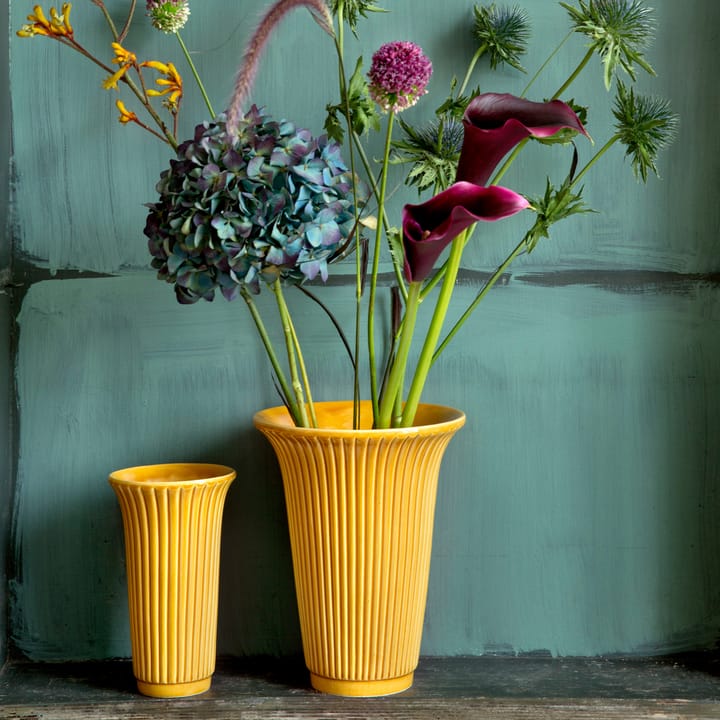 Daisy vas glaserad Ø20 cm, Gul Bergs Potter