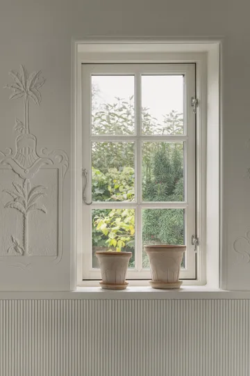 Fleur kruka med fat 2 delar - Rosa, Ø14 m - Bergs Potter