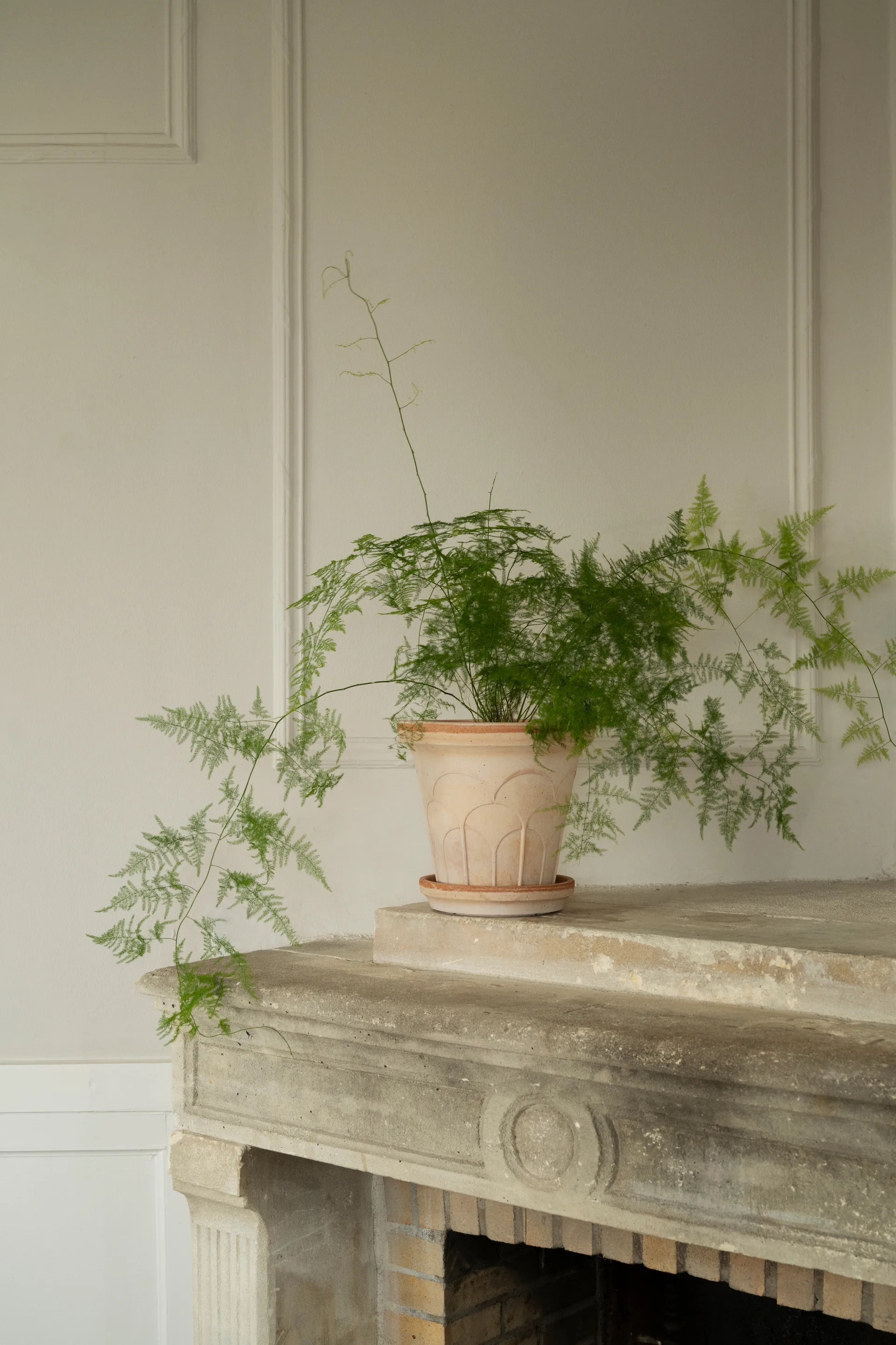 Fleur kruka med fat 2 delar, Rosa, Ø25 cm Bergs Potter