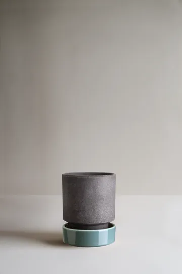 Hoff kruka - Ø14 cm, Raw Grey-Misty Blue (grå-blå) - Bergs Potter