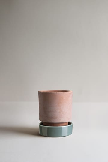 Hoff kruka - Ø14 cm, Raw Rosa-Misty Blue - Bergs Potter