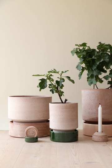 Hoff kruka - Ø16 cm, Raw Rosa-Deep Burgundy - Bergs Potter