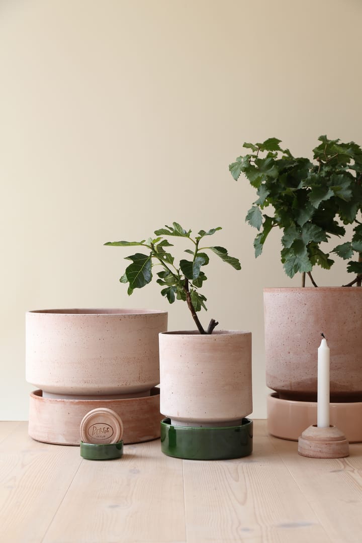 Hoff kruka, Ø16 cm, Raw Rosa-Deep Burgundy Bergs Potter