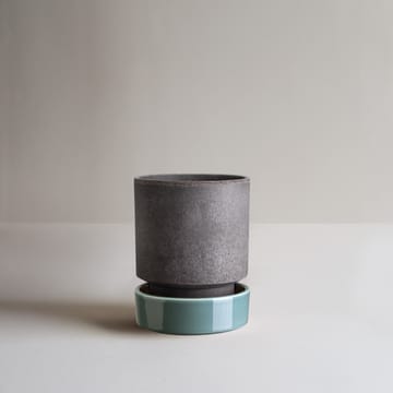 Hoff kruka - Ø18 cm, Raw Grey-Misty Blue - Bergs Potter