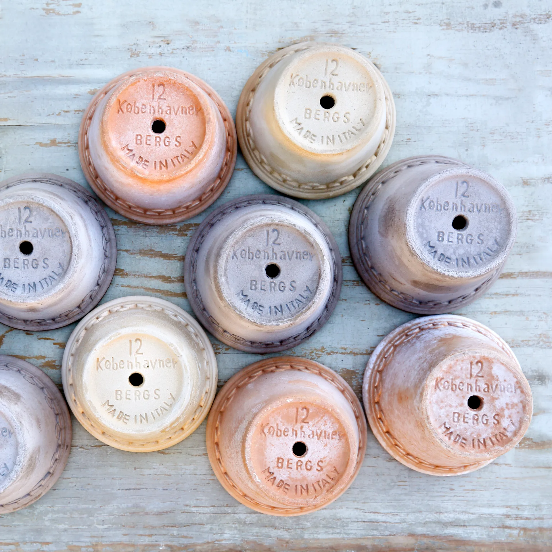 Köpenhamn kruka Ø10 cm, Grå Bergs Potter