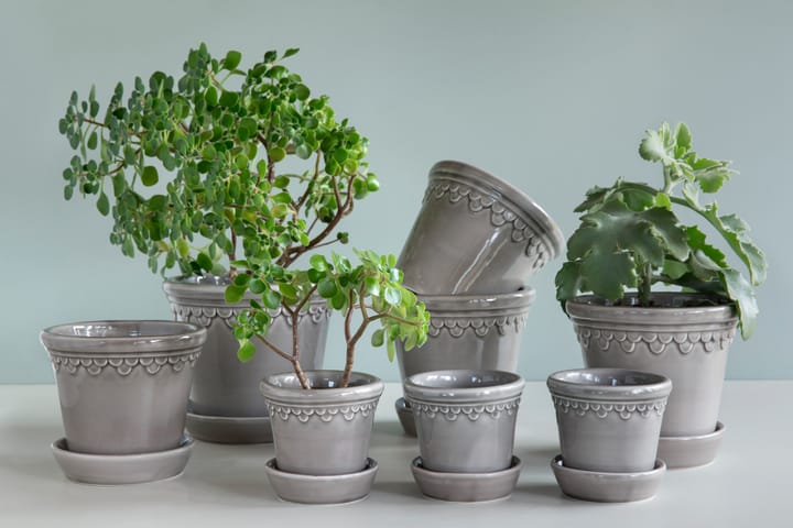 Köpenhamn kruka glaserad Ø16 cm, Grey Bergs Potter