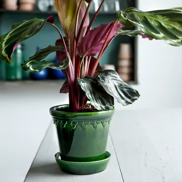 Köpenhamn kruka glaserad - Grön, Ø18 cm - Bergs Potter