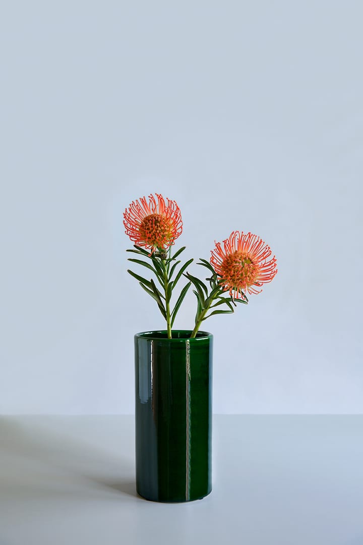 Romeo vas glaserad Ø12 cm, Green Bergs Potter