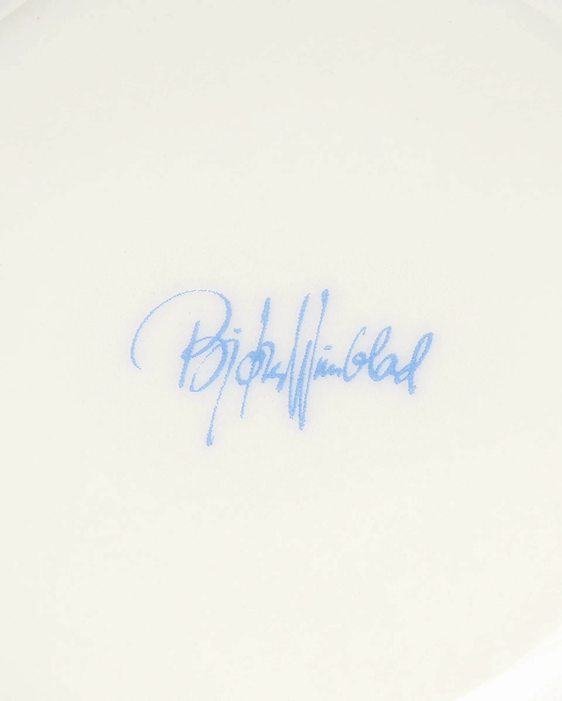 Eva vas 18,5 cm, Blå-blå Bjørn Wiinblad