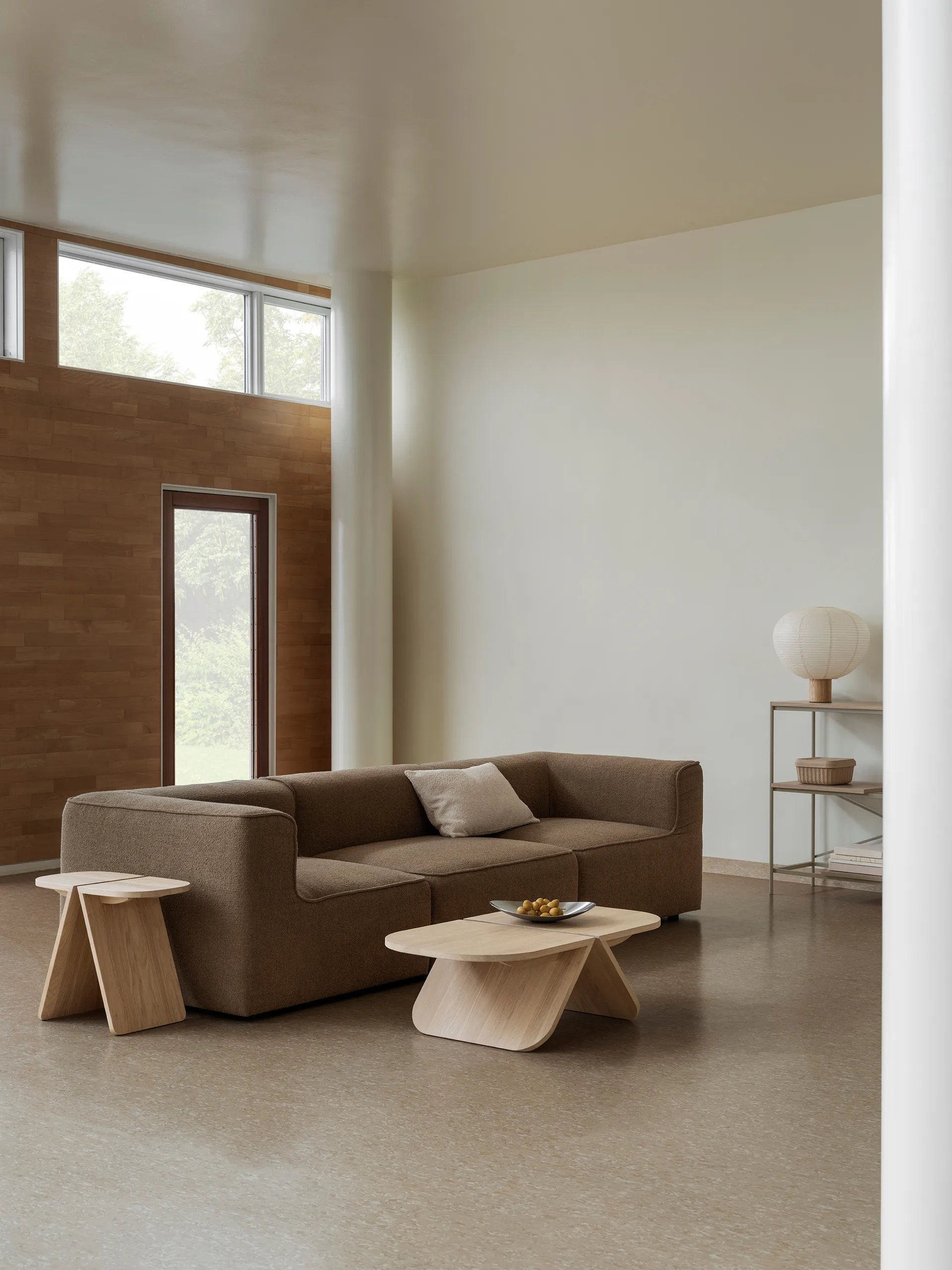 Avio soffbord 31x100x54 cm, Ek blomus