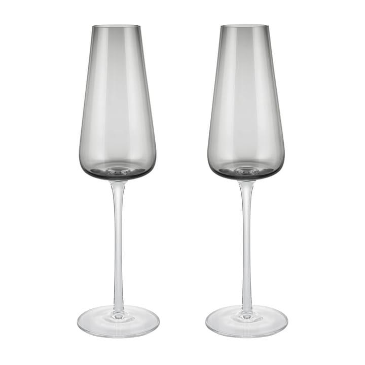 Belo champagneglas 20 cl 2-pack - Smoke - blomus